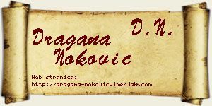 Dragana Noković vizit kartica